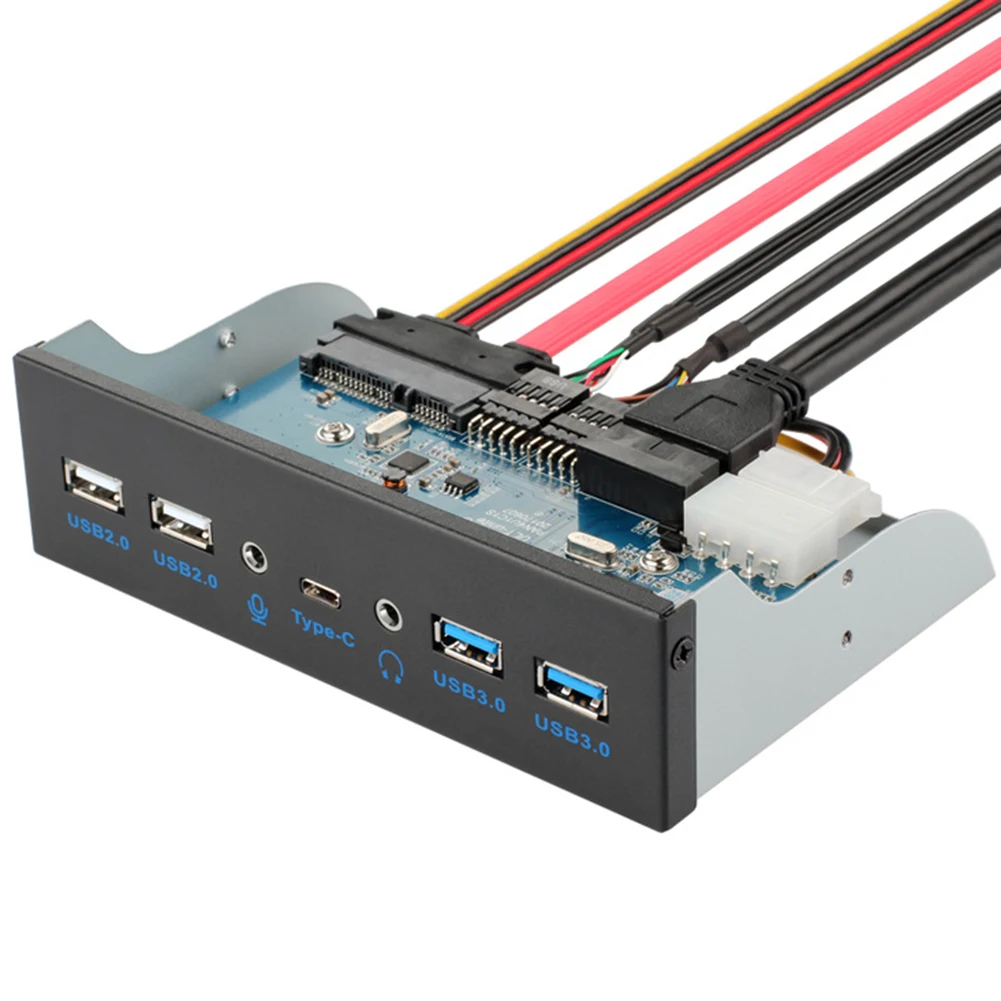 USB 2 0 3 5 мм аудио Передняя панель USB3.0 концентратор сплиттер внутренний