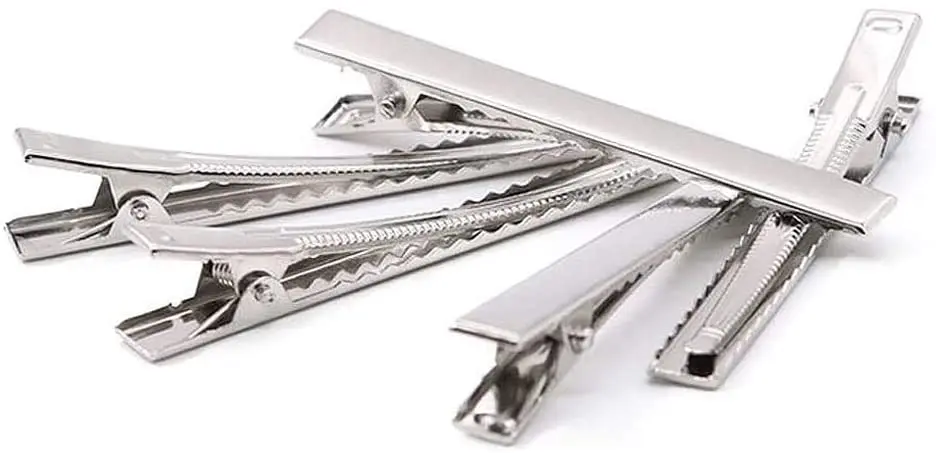 Lvcky металлические зажимы для волос из крокодиловой кожи аллигатора заколки