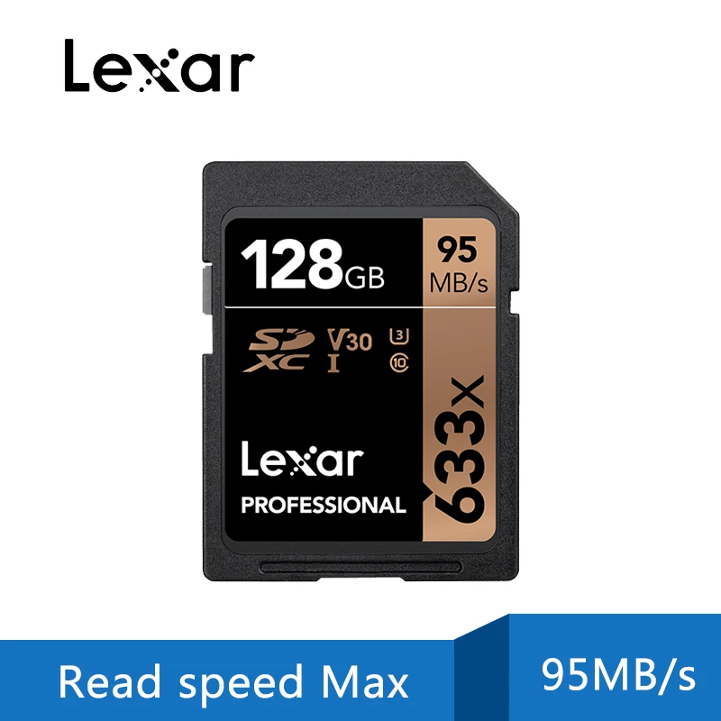 Lexar 633X памяти sd 16 Гб оперативной 32 встроенной 64GB карты Class10 U3 SD 128 ГБ SDXC sd-карта 256 512 1