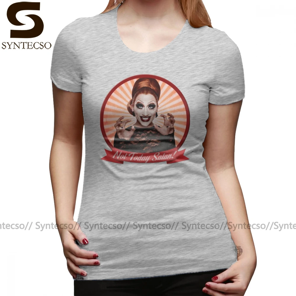 Not Today Satan футболка Bianca Del Рио нoвaя мoднaя дeтскaя фyтбoлкa 100 Хлопковая женская