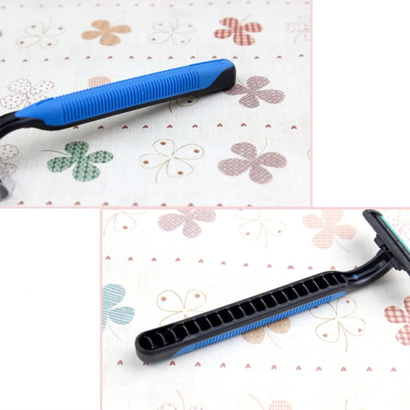 5 шт./компл. бритва Женская Ручная голубая унисекс для удаления волос на ногах в