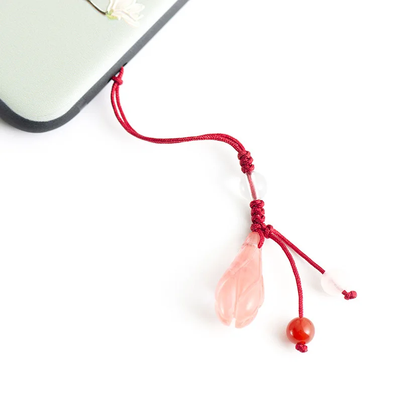 Китайские элементы авантюрин ручной работы нефрит цветок магнолии кулон