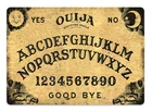 Ouija доска коричневая жестяная вывеска художественное настенное украшение, винтажная алюминиевая Ретро металлическая вывеска, железная живопись