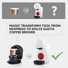 Адаптер ICafilas для машины Dolce Gusto PICCOLO XSGenio S, многоразовая капсула, многоразовая капсула для кофе