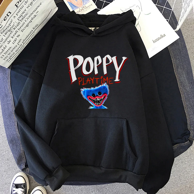 

Fashion Oversized Poppy Playtime Hoodie Game Printed Huggy Wuggy Sweatshirts horror Sudaderas Mujer Gothic Hip Hop streetwear