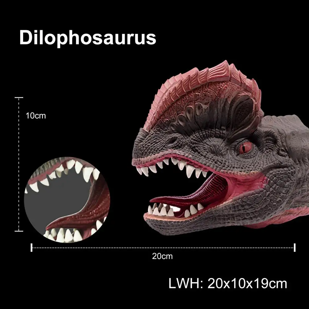 

Funny Tyrannosaurus Simulation Soft Rubber Gloves Dinosaur Hand Puppet Model Toy Stuffed Animals Plush