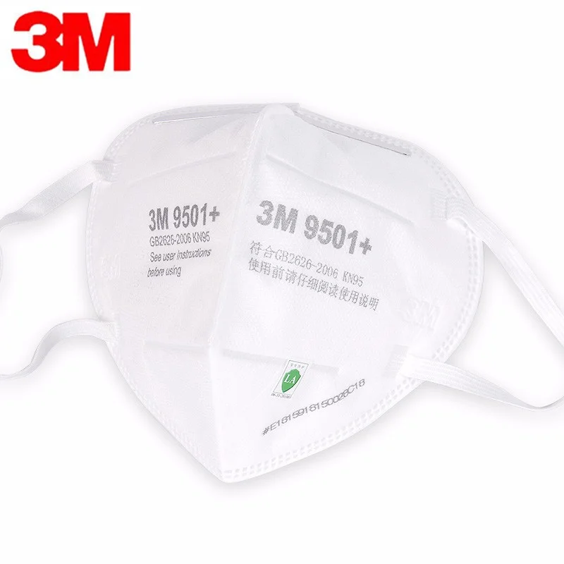 3M 9501 + маска KN95 FFP2 маски для лица противовирусная против твердых частиц PM2.5 смог