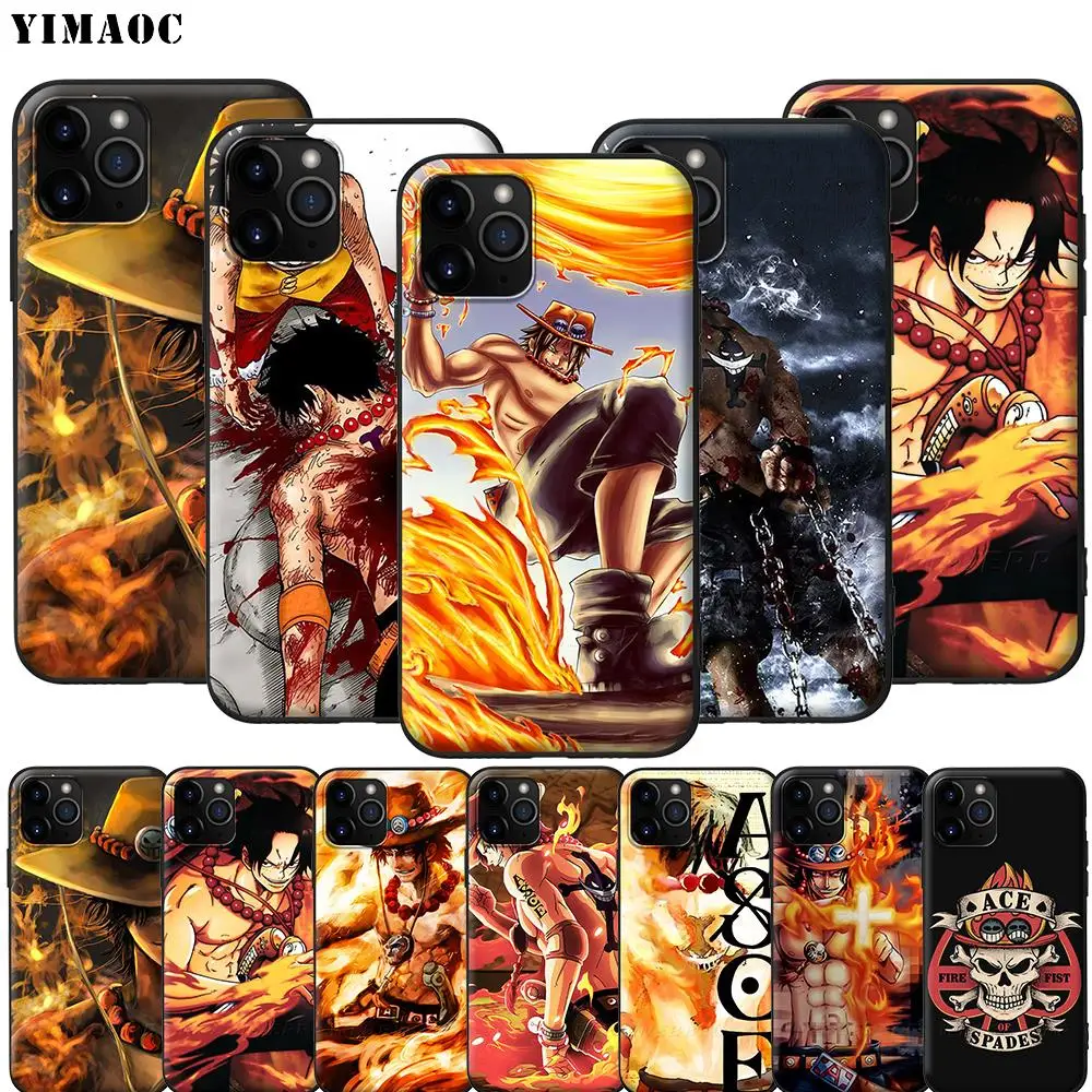 YIMAOC цельный Ace силиконовый мягкий чехол для iPhone 12 Mini 11 Pro XS Max XR X 8 7 6 6S Plus 5 5S