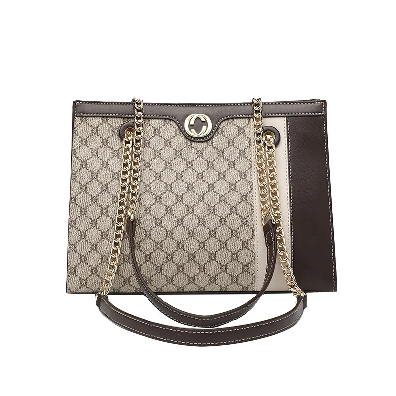 

2021 New Fashion Simple Casual Ladies Handbag Light Luxury Brand Tote Messenger Bag JT540059