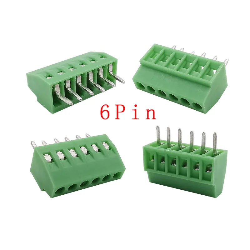 KF128 2 54 мм/0 1 &quotшаг PCB винтовой клеммный блок соединитель 2P 3P 4P 5P 6P 7P 8P 9P 10P 12P
