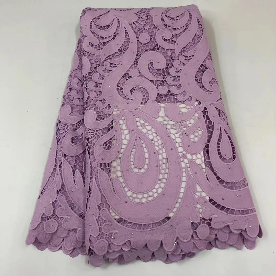 

Африканская кружевная ткань 2020, Высококачественный кружевной материал, гипюровая кружевная ткань, свадебная Водорастворимая R4003