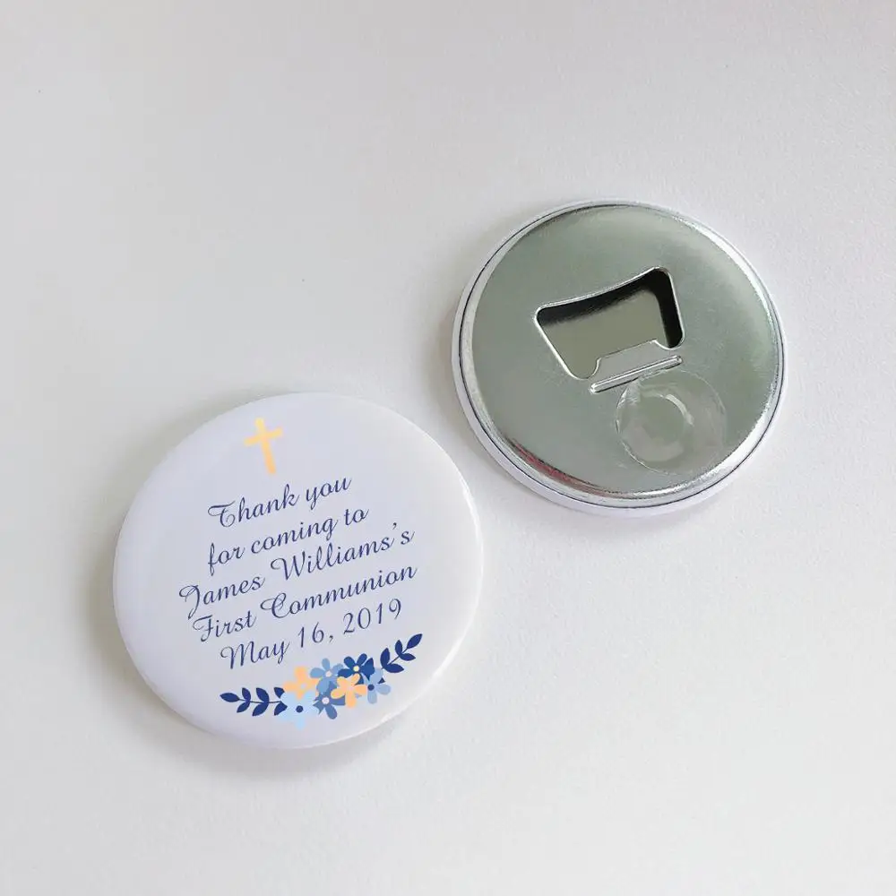 Индивидуальный магнит на холодильник для первого причастия сувенир крещения