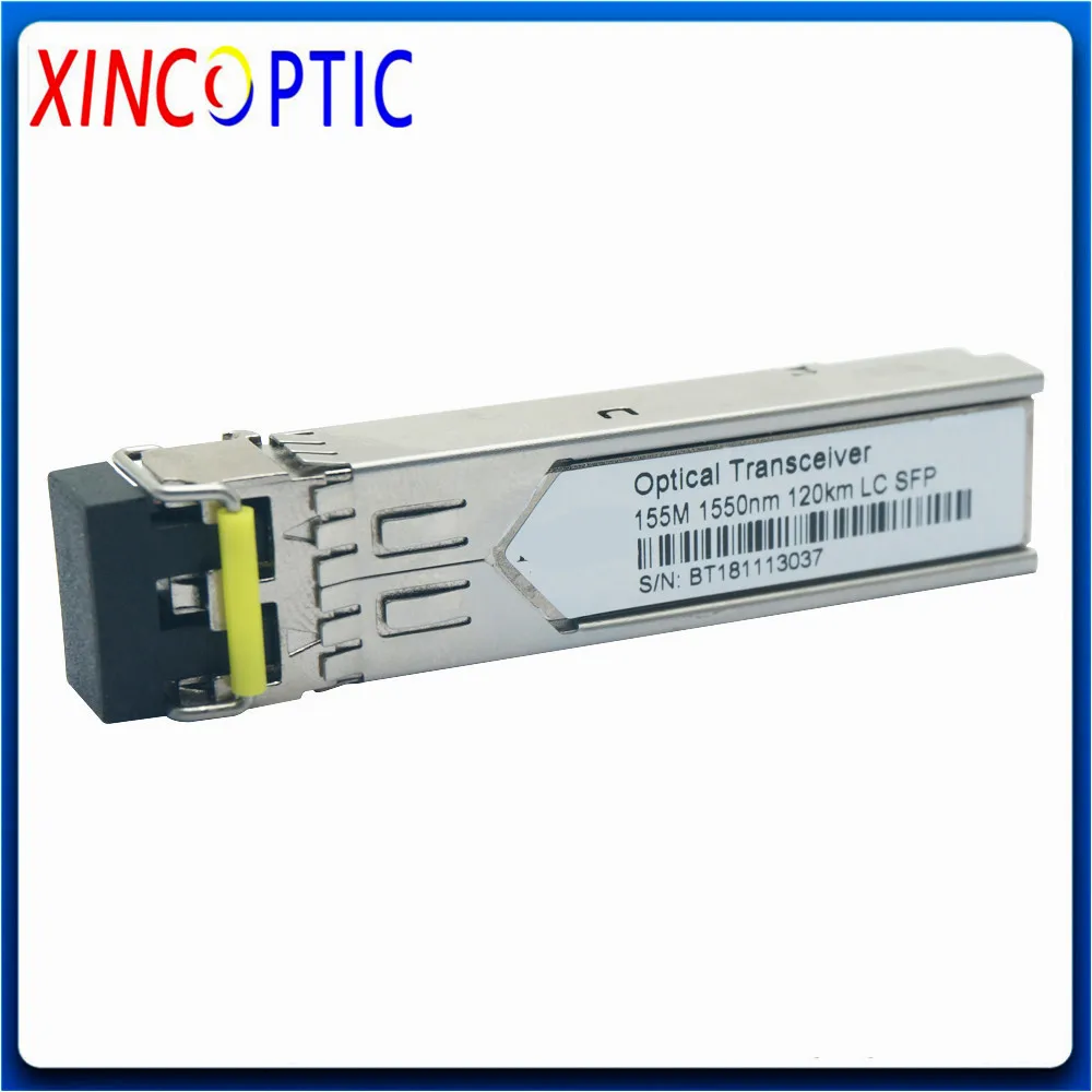 155M двойное волокно 120KM 140KM LC SFP волоконный приемопередатчик 100BASE-FX Dual Fiber 1550nm 160KM 150KM