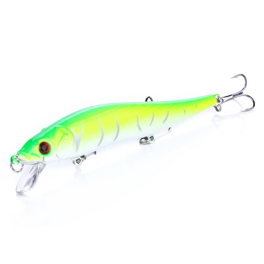 

Minnow Fishing Lure 13G 11.4CM Floating Wobbler 6# Treble Hook isca Artificial Pesca Hard Bait Swimbait Crankbait fishing tackle