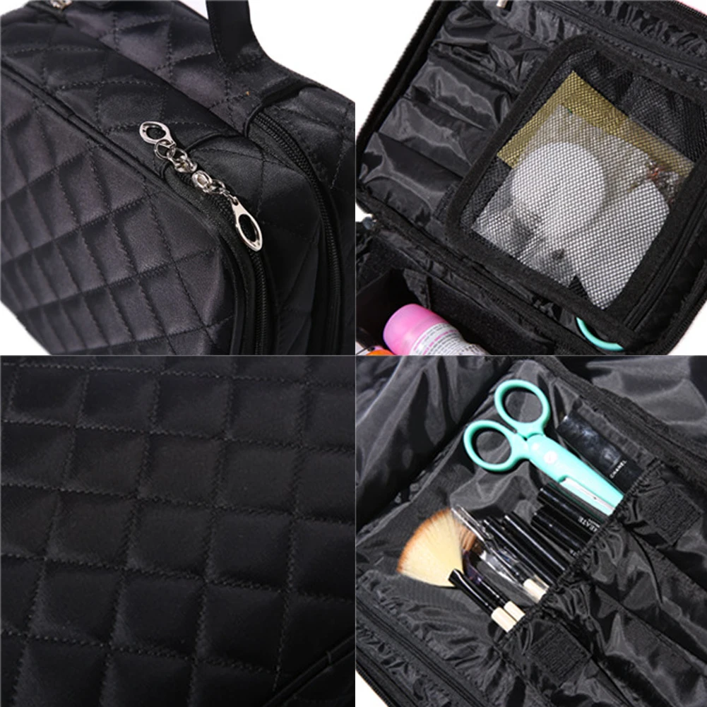 Дорожная двухслойная сумка Органайзер на молнии водонепроницаемый нейлоновый