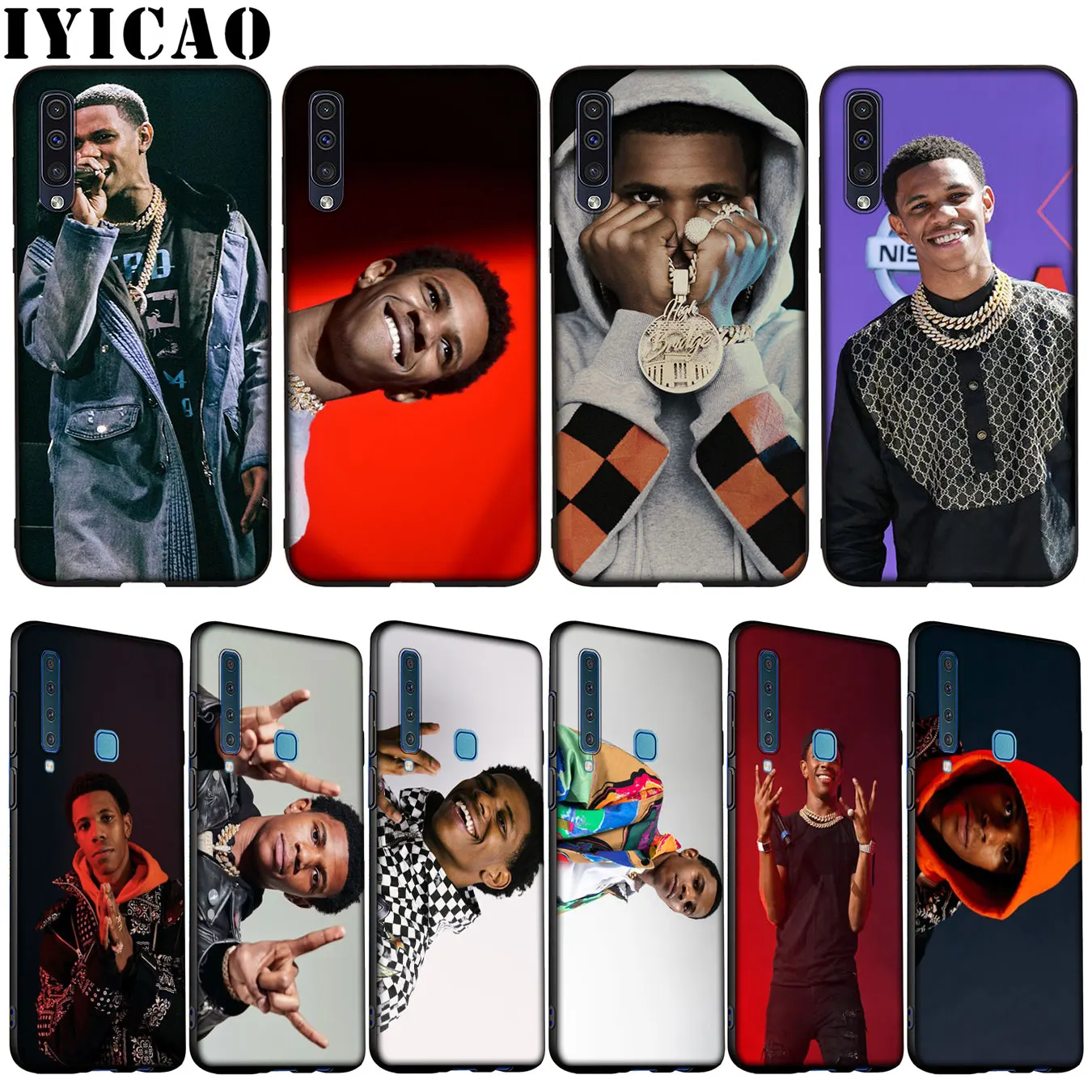Мягкий силиконовый чехол с капюшоном IYICAO A Boogie Wit da для Samsung Galaxy A70 A60 A50 A40 A30 A20 A10 M10 M20