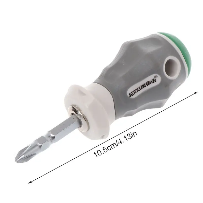 Double Headed Phillips Flat Screwdriver Magnetic Bits Anti-static Big Anti Slip Rubber Handle Professional Repair Tool Household |