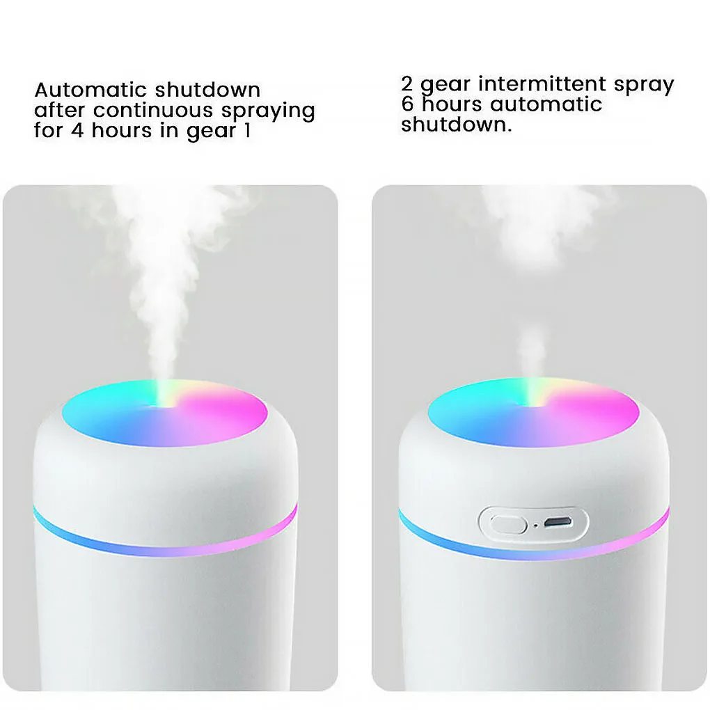 

Portable 300ml Humidifier USB Ultrasonic Dazzle Cup Aroma Diffuser Cool Mist Maker Air Humidifier Purifier with Romantic Light