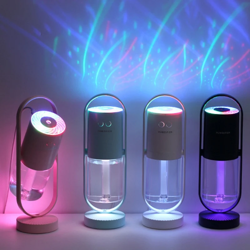 Ультразвуковой увлажнитель воздуха вращающийся на 360 градусов USB аромадиффузор