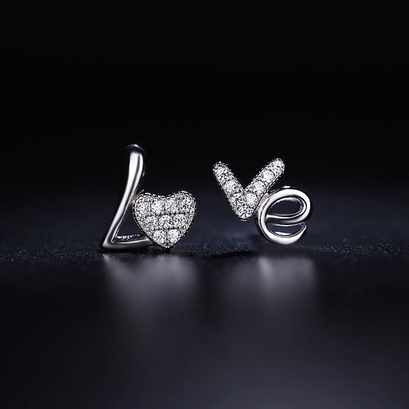 Женские серьги гвоздики с фианитом AAA PHOEBEJEWEL уникальные серебряные для свадьбы
