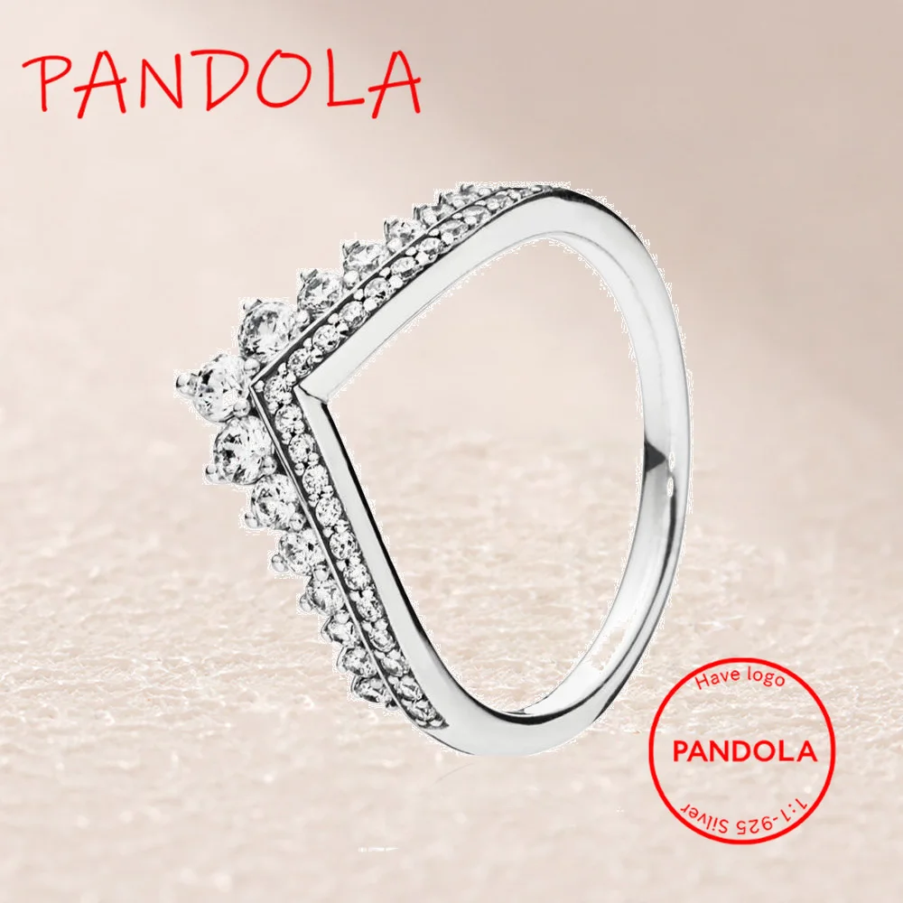 

197736CZ RINCESS WISHBONE RING