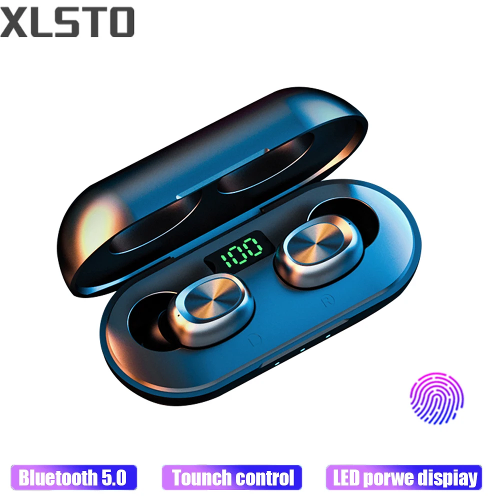 Новейшая модель B5 наушники вкладыши TWS Bluetooth Беспроводные с микрофоном 5 0