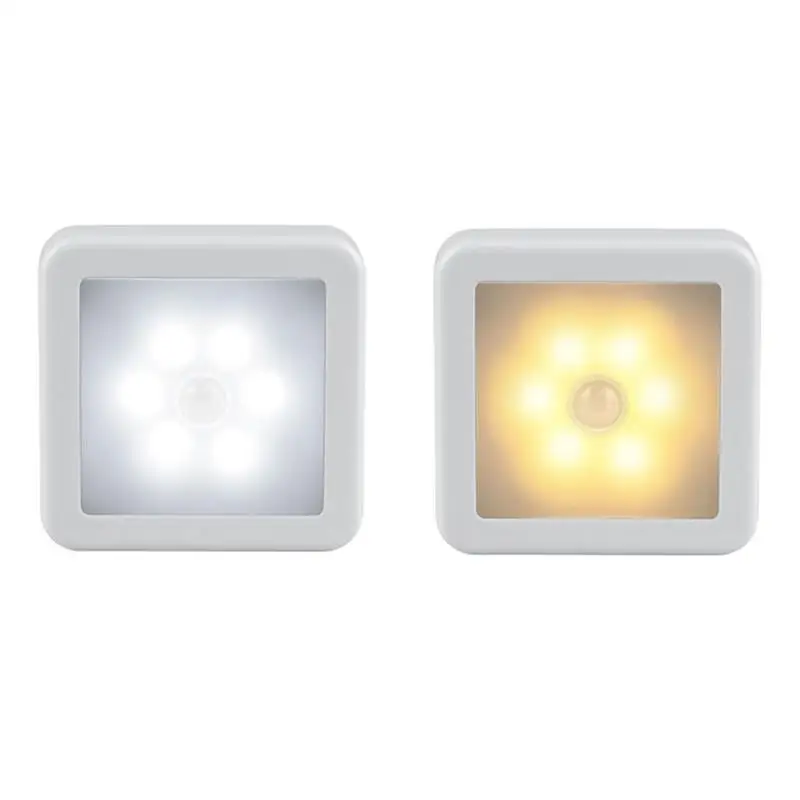 

Night Light Smart Motion Sensor LED Night Lamp Battery Operated WC Bedside Lamp For Room Hallway Pathway Toilet