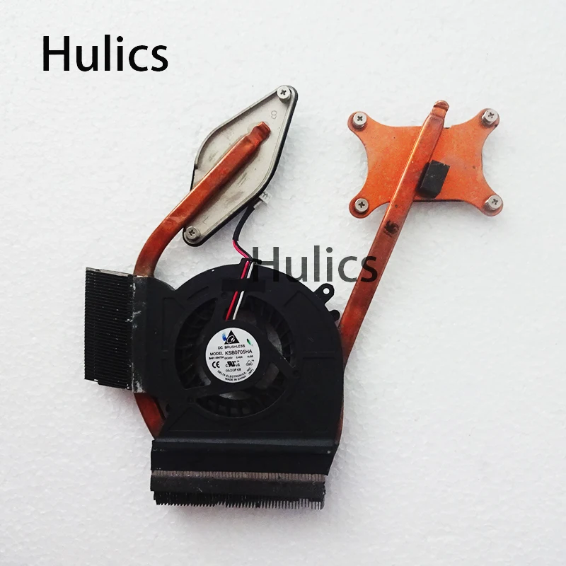 Hulics Оригинал используется для Samsung NP R580 BA62 00496A 00496B ноутбук процессор GPU радиатор