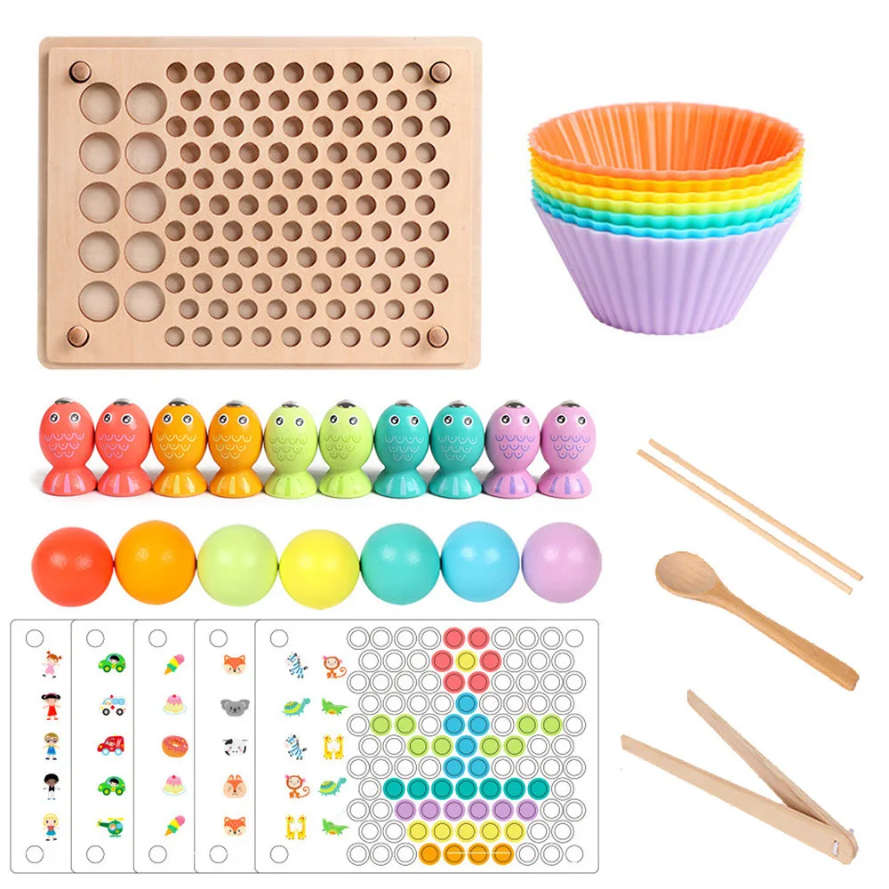 

Montessori Educational Toys For Children Boys Kids Sorting Toys For Toddlers Matching Game Color Sorting Preschool Learning Toy