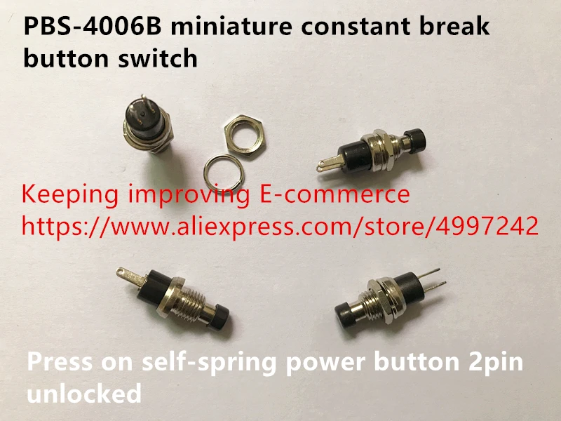 Оригинальная Новинка 100% ная миниатюрная Кнопка постоянного перерыва кнопка