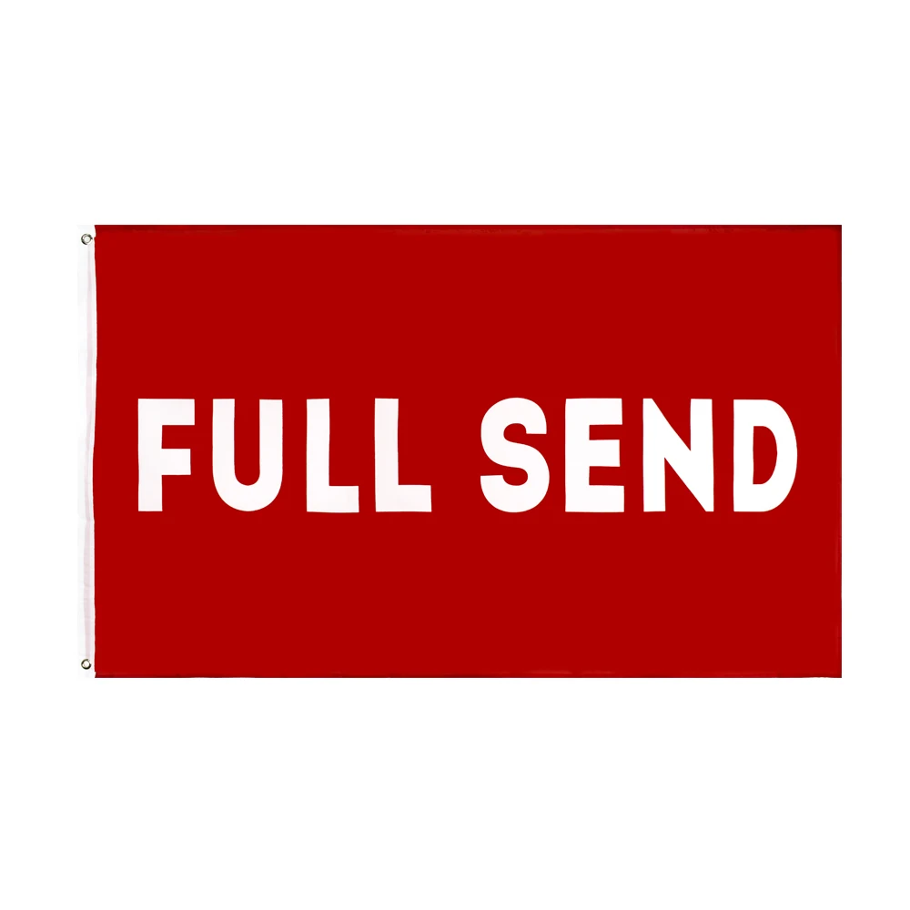 

Полный красный флаг 90x150 см для украшения