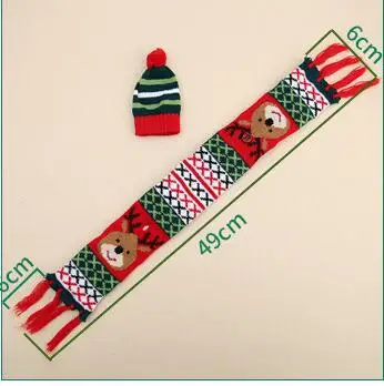 GloryStar Рождество крышка бутылки вина ручной работы свитер на бутылку для