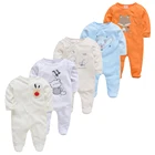 5 шт. Пижама для Мальчика bebe fille хлопок дышащий мягкий ropa bebe новорожденных пижамы Pjiamas