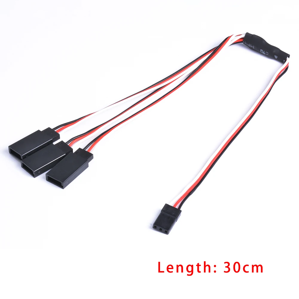 1PCS 15cm/20cm/30cm 1to1 1to 2 1 to 3 RC Servo Extension Wire Cable for Futaba JR Male Female Model | Игрушки и хобби