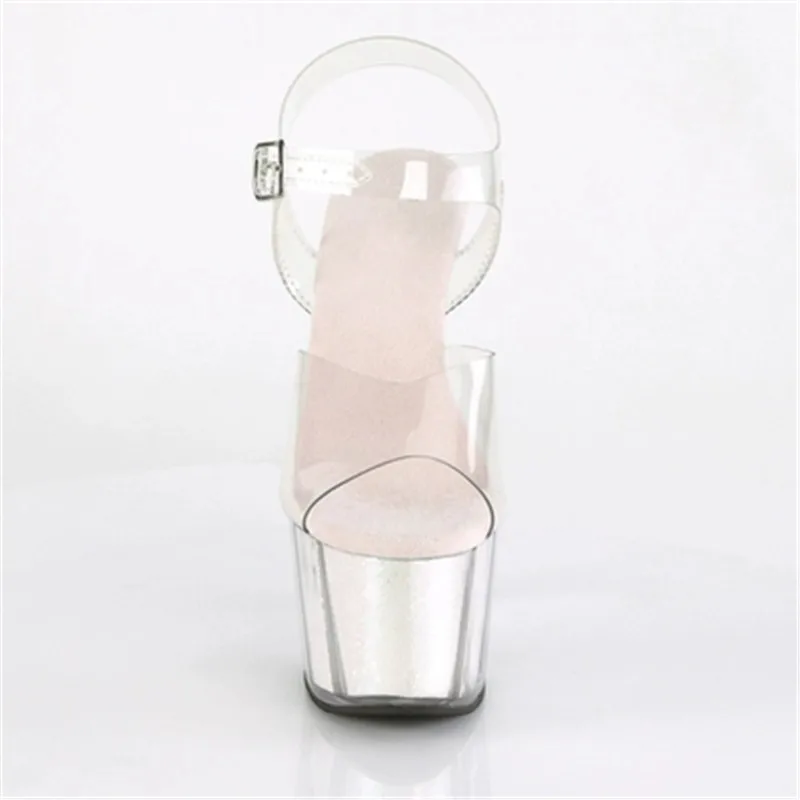 Пикантные босоножки с кристаллами на высоком каблуке 15 см шпильки 6 дюймов