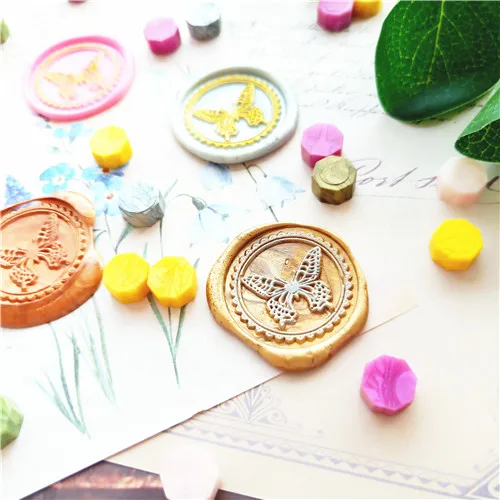 Печать для воска бабочки печать герметик запечатывания конвертов