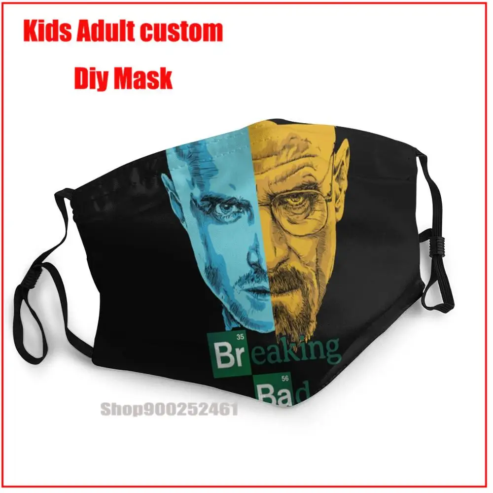 

Breaking Bad Heisenberg Walter Сделай Сам маска для лица модная моющаяся многоразовая маска для лица маска для взрослых pm2.5 смешная pattem print grimace