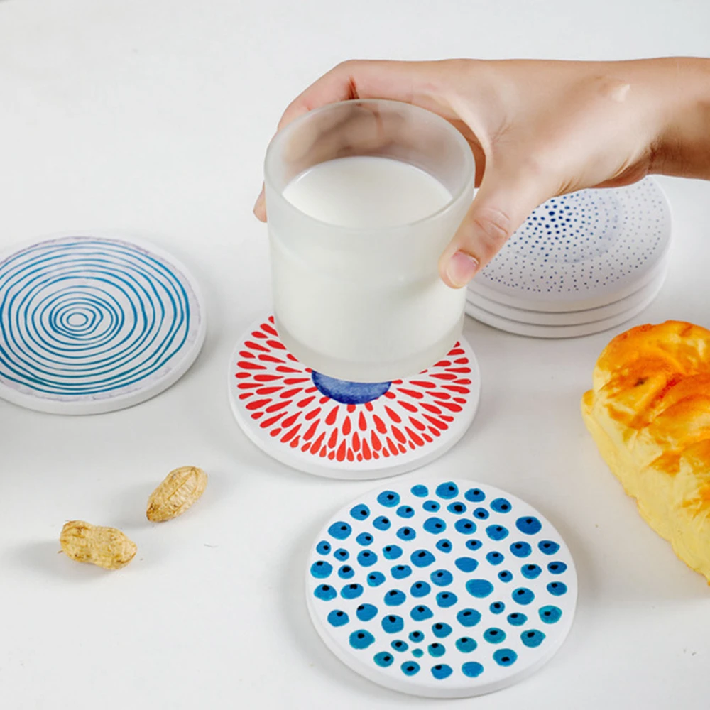 1 шт. креативная впитывающая керамическая подставка в скандинавском стиле