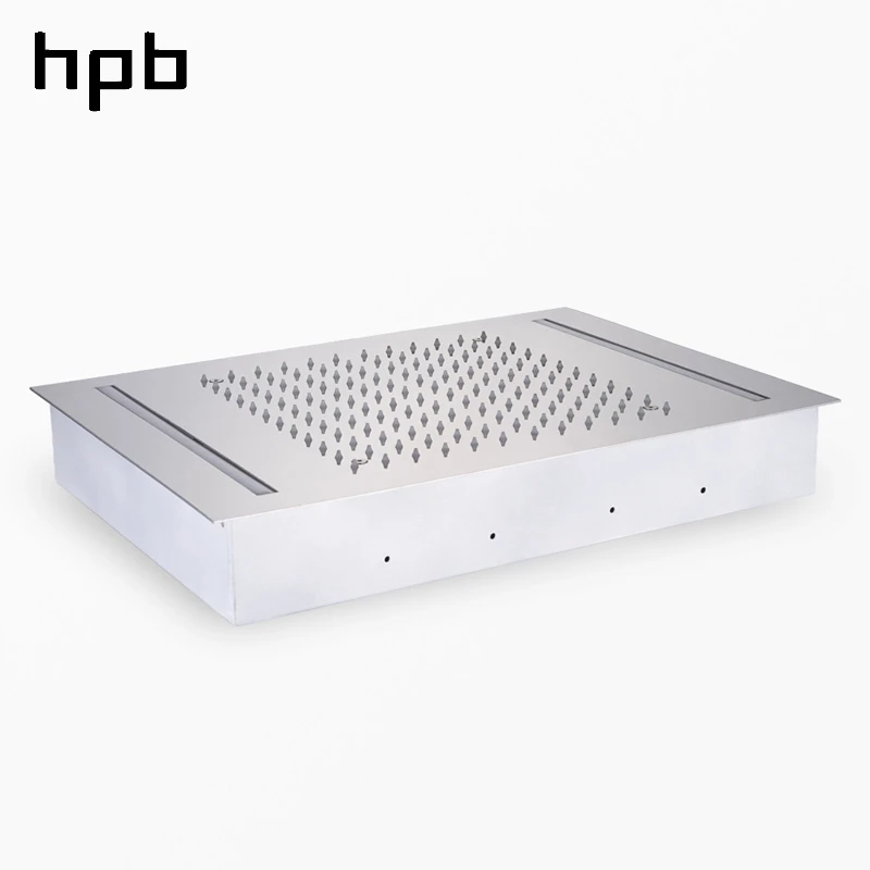 HPB 500*360 мм потолочная Хромированная Пластина 304 из нержавеющей стали квадратная