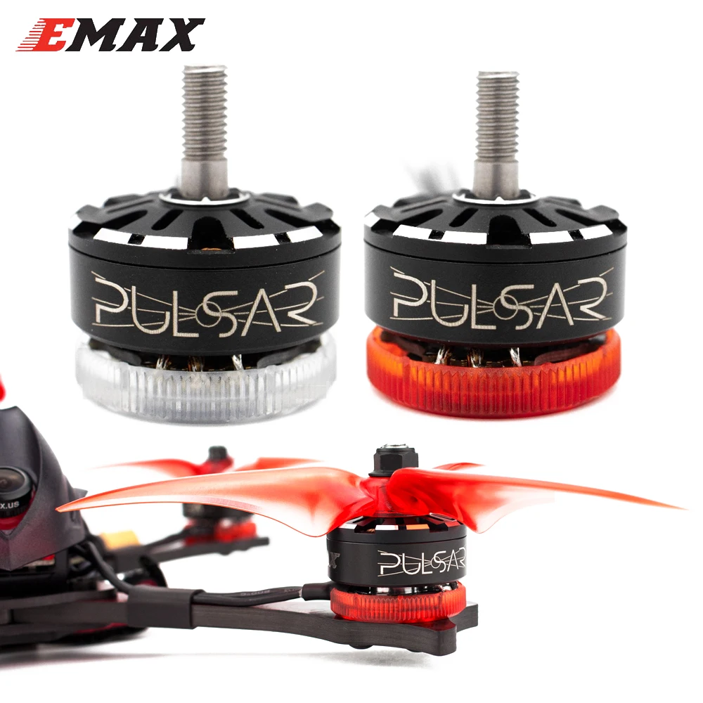 

Emax Pulsar 2306 1700kv/2400KV 3-6S LED Light Brushless CW Thread Motor 4.0mm Shaft For RC FPV Racing Drone Quadcopter Toy