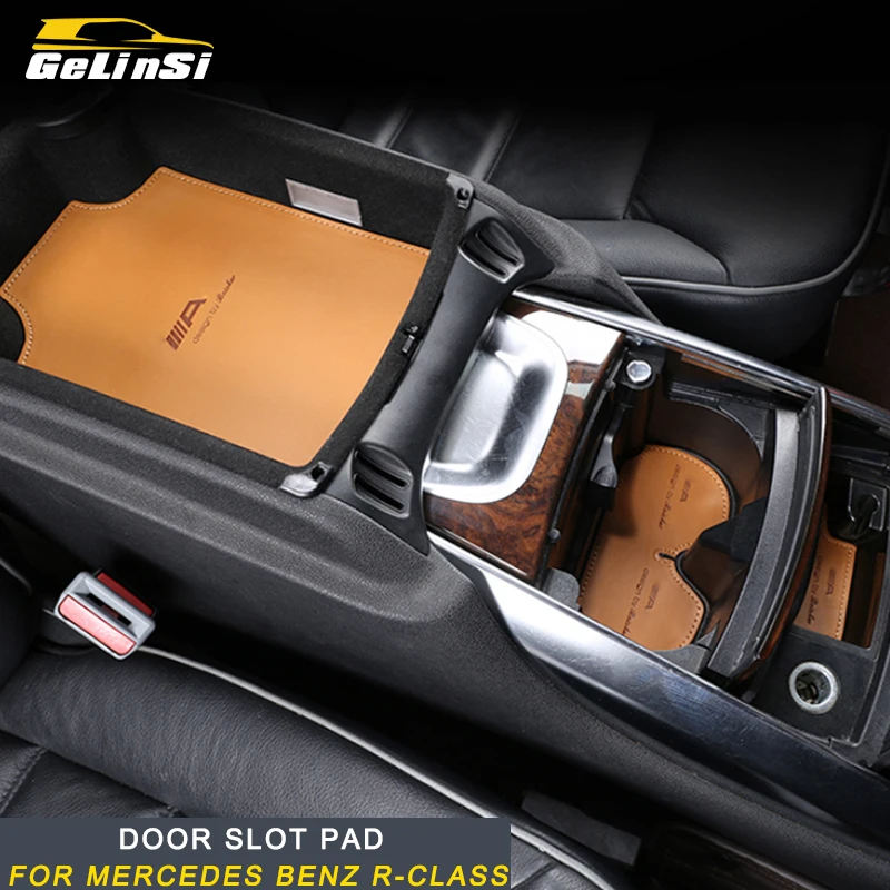 Gelinsi для Mercedes Benz R Class 2014 2017 автомобильный PU дверной паз Коврик противоскользящий