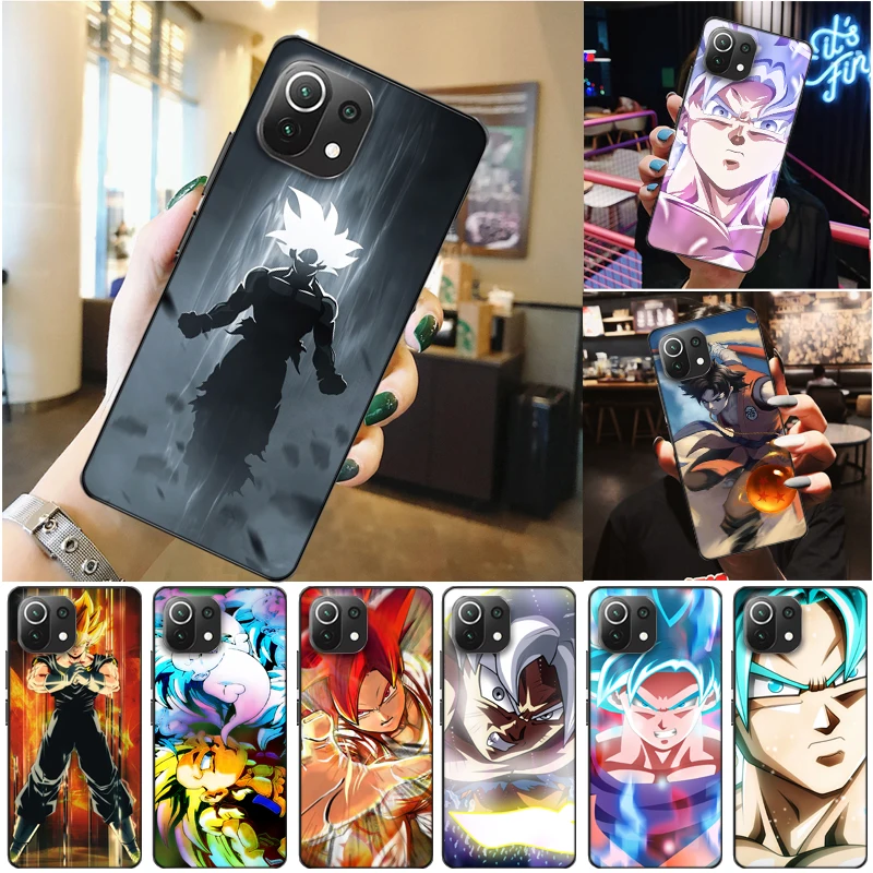 

Anime Super Warrior Figure Dragon Color Painting Phone Case For Xiaomi 11 Lite Pro Ultra Cases Coque Funda Carcasa Soft TPU