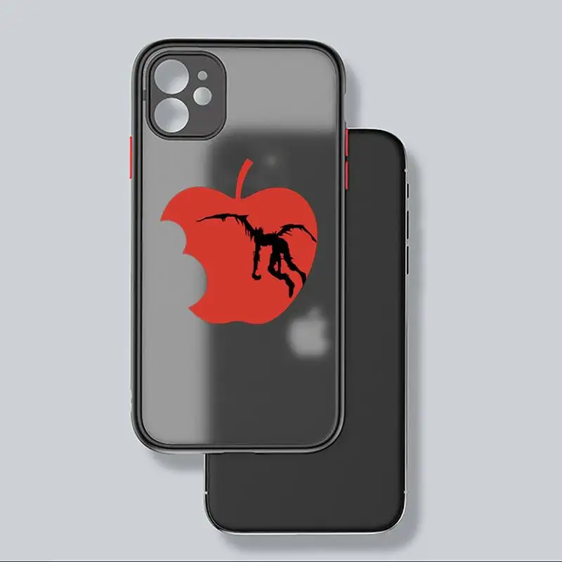 

Anime Manga Death Note Ryuk Phone Case matte transparent For iphone 7 8 11 12 plus mini x xs xr pro max cover
