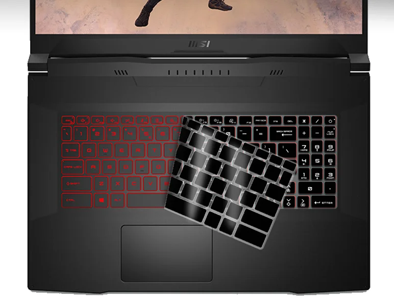 For MSI GL76 Katana GF66 2021 GL66 Pulse GF76 Silicone Keyboard Cover Skin Gaming Laptop Protector | Компьютеры и офис