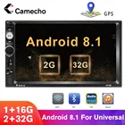 Camecho Android 8,1 2 Din автомобильное радио мультимедийный видеоплеер 2 din 7-дюймовый универсальный автомобильный Стерео Авторадио Wi-Fi Bluetooth GPS аудио