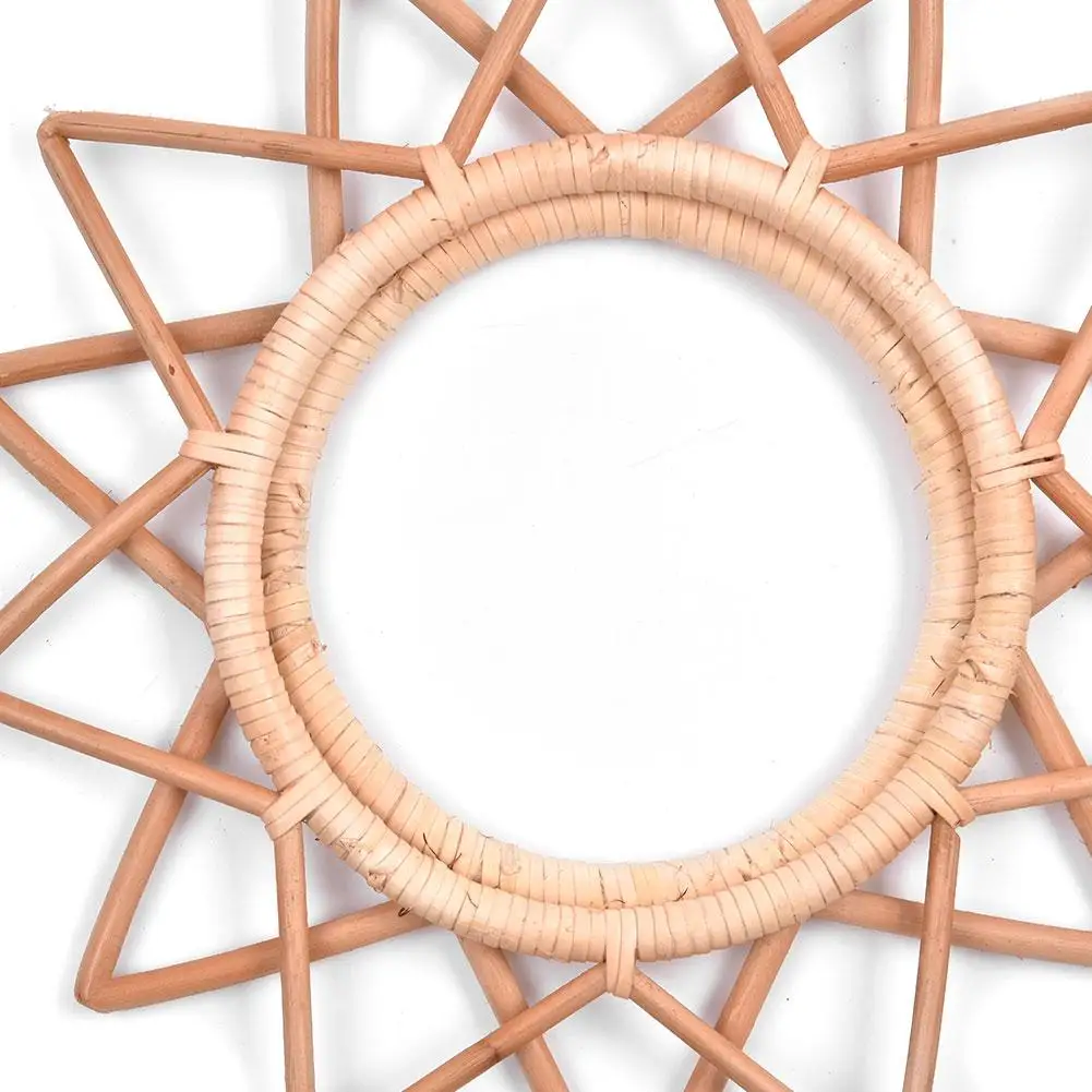 Украшение стены кулон креативный скандинавский стиль натуральная лоза зеркало