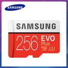 Оригинал Samsung EVO Micro SD C10 U3 4K 32GB 64GB 128GB карта памяти 100 МБс. 256GBFlash карта SDTF MicroSD для телефона