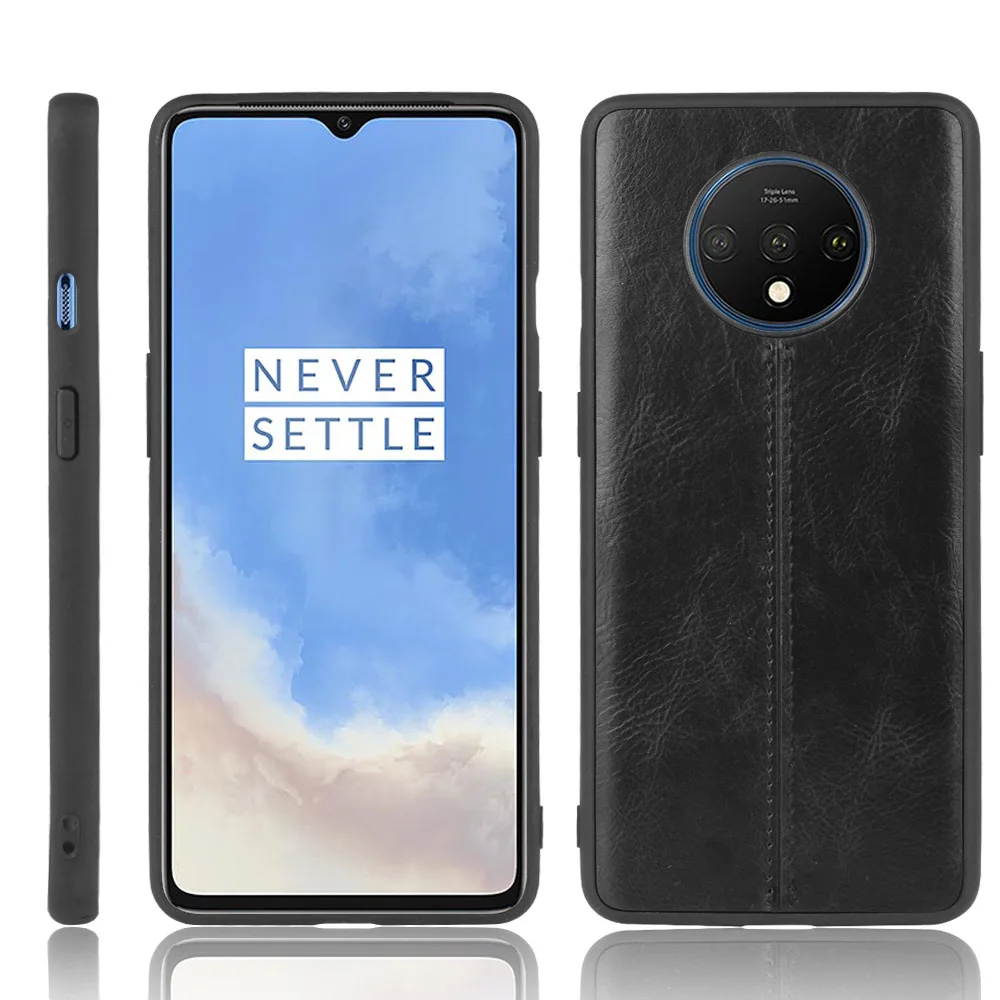 Чехол для OnePlus 7T 7 Pro чехол телефона Oneplus 6T роскошный кожаный накладка в деловом