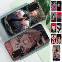anime jujutsu kaisen ryomen sukuna phone case for samsung s10 21 20 9 8 plus lite s20 ultra 7edge
