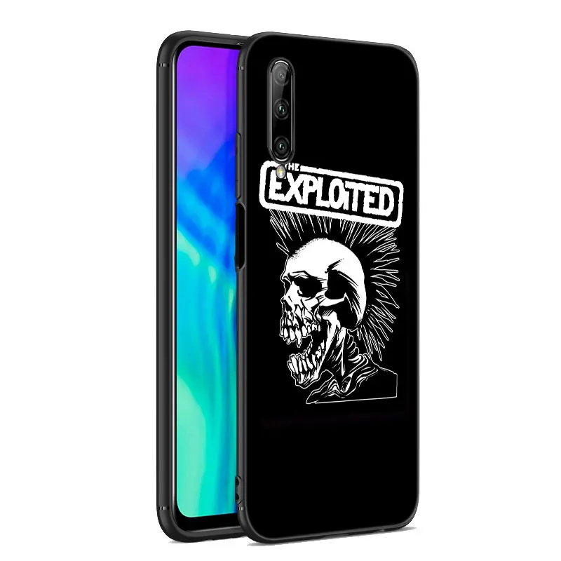 Чехол в стиле панк-рок с черепом для Huawei Honor 10X Lite 7A 7S 8A 8S 8C 8X 9A 9C 10i 20i 30i 20S 20E 9X Pro 10 8